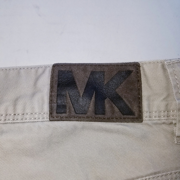 🌸 Michael Kors | Khaki Cotton Chino Pants 32 - Picture 8 of 13